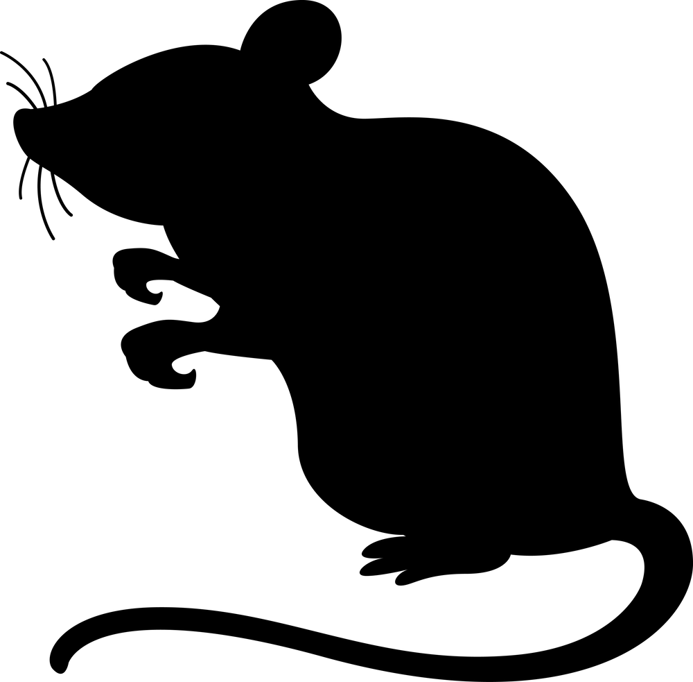 Mouse Silhouette Illustration